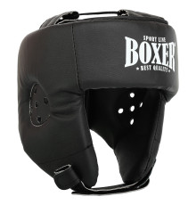 Шолом боксерський відкритий штучна шкіра BOXER M-L кольори в асортименті