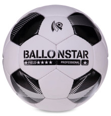 М'яч футбольний HYBRID BALLONSTAR №5 PU білий-синій