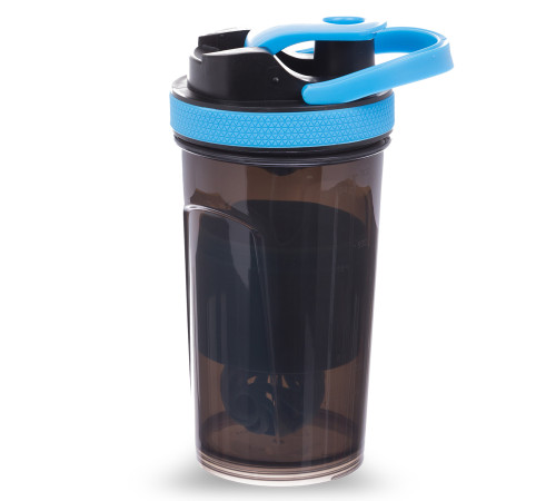 Шейкер для спортивного харчування з відсіком для протеїну TOP SHAKER BOTTLE SP-Sport 500+100мл кольори в асортименті