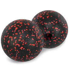 Мяч массажный двойной для МФР и самомассажа Duoball SP-Sport ø12см цвета в ассортименте