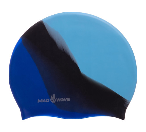 Шапочка для плавання силіконова збільшеного об'єму MadWave MULTI BIG кольори в асортименті