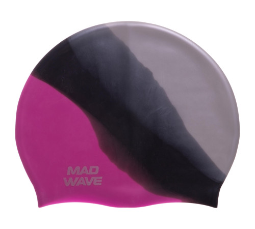 Шапочка для плавания силиконовая увеличенного объема MadWave MULTI BIG цвета в ассортименте