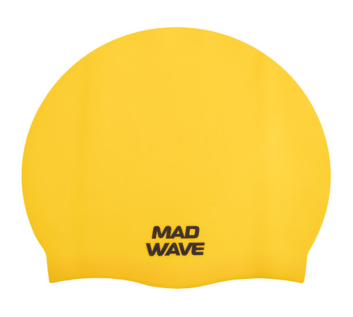Шапочка для плавання силіконова збільшеного об'єму MadWave Intensive Big кольори в асортименті