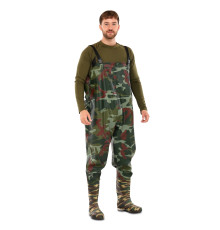 Рибальський напівкомбінезон SP-Sport розмір 39-46 камуфляж Woodland