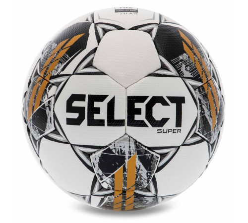 М'яч футбольний SELECT SUPER FIFA QUALITY PRO V23 №5 білий-сірий