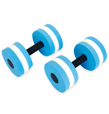 Гантель для аквафітнесу та аквааеробіки аква-гантель Aqua Dumbbell SP-Sport 1шт блакитний-білий