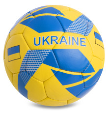 М'яч футбольний BALLONSTAR UKRAINE №5 PU жовтий-блакитний