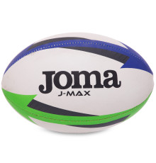 М'яч для регбі юніорський Joma J-MAX розмір 4 білий-синій-зелений