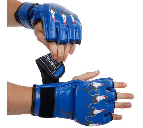 Рукавиці для змішаних єдиноборств MMA Zelart S-XL кольори в асортименті
