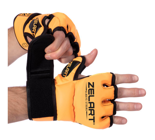 Перчатки для смешанных единоборств MMA Zelart XXS-L цвета в ассортименте