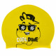 Шапочка для плавання силіконова юніорська MadWave Junior DUDE жовтий