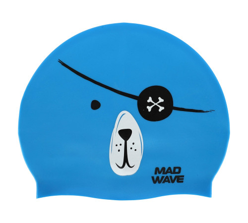 Шапочка для плавання силіконова юніорська MadWave Junior PIRATE кольори в асортименті