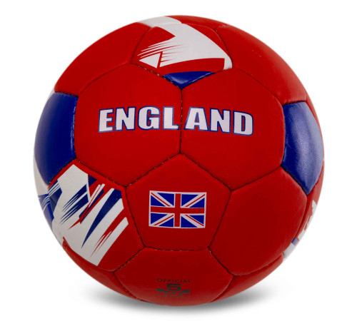 М'яч футбольний BALLONSTAR ENGLAND №5 PU червоний-білий