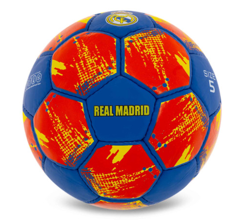 М'яч футбольний BALLONSTAR REAL MADRID №5 PU синій-жовтий-червоний
