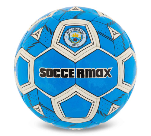 Мяч футбольный SOCCERMAX MANCHESTER CITY №5 PU синий