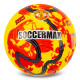 М'яч футбольний SOCCERMAX MANCHESTER UNITED №5 PU жовтий-червоний