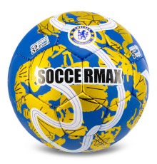 М'яч футбольний SOCCERMAX CHELSEA №5 PU синій-золотий