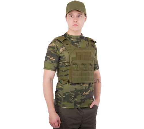 Плитоноска для бронепластин із системою MOLLE Military Rangers кольори в асортименті