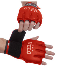 Рукавиці для змішаних єдиноборств MMA VELO S-XL кольори в асортименті