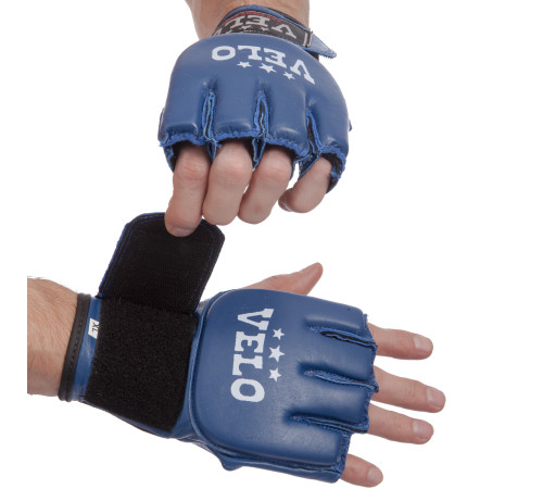 Рукавиці для змішаних єдиноборств MMA VELO S-XL кольори в асортименті