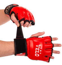 Рукавиці для змішаних єдиноборств MMA VELO S-XL кольори в асортименті