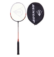 Ракетка для бадмінтону професійна в чехле DUNLOP D BR BLAST SS 30 ORANGE G1 HH NF кольори в асортименті
