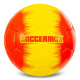 М'яч футбольний SOCCERMAX MANCHESTER UNITED №5 PU жовтий-червоний
