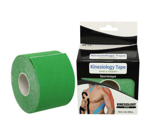 Кінезіо тейп для обличчя та тіла Kinesio tape SP-Sport розмір 5смх5м кольори в асортименті