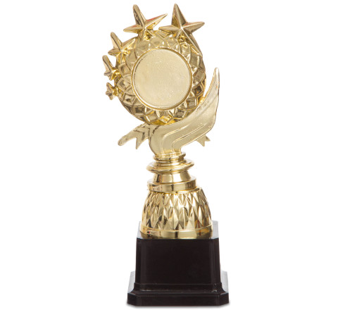 Фигура наградная эмблемоноситель SP-Sport Пламя высота 21см золото