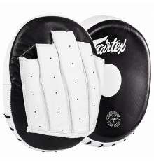 Міні-лапа боксерська зігнута тренувальна шкіра FAIRTEX 20x17x4.5см 2штуки кольори в асортименті