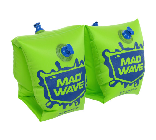 Нарукавники для плавання дитячі надувні 2шт MadWave 2-12 лет цвета в ассортименте
