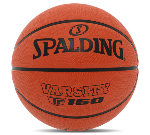 Мяч баскетбольный резиновый SPALDING TF-150 VARSITY размер 5 оранжевый