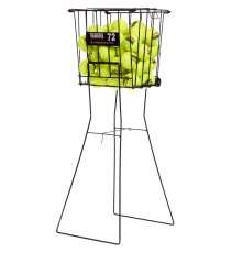 Кошик для тенісних м'ячів TENNIS BALL CART на 72 м'ячі TELOON чорний