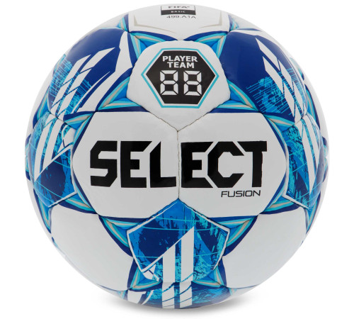 М'яч футбольний SELECT FUSION V23 №5 білий-синій