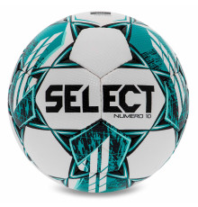 М'яч футбольний SELECT NUMERO 10 FIFA BASIC V23 №5 білий-зелений