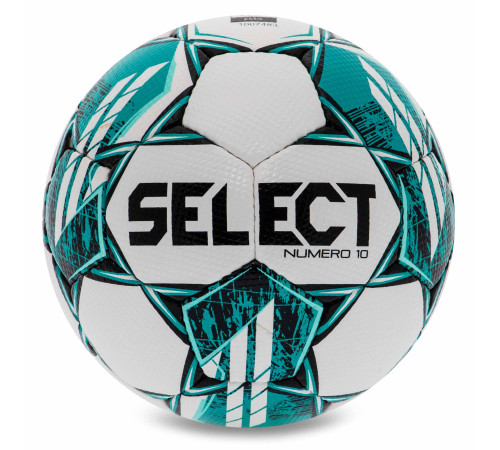 М'яч футбольний SELECT NUMERO 10 FIFA BASIC V23 №5 білий-зелений