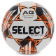 М'яч футбольний SELECT FLASH TURF FIFA BASIC V23 №4 білий помаранчевий
