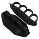 Накладки на долоні грипси Gym Grips для силових тренувань та турніка силіконові нековзні SP-Sport 2 шт чорний