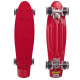 Пенні борд Penny Board круїзер пластиковий з колесами які світяться SP-Sport червоний-чорний