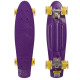Пенні борд Penny Board круїзер пластиковий з колесами які світяться SP-Sport фіолетовий-жовтий