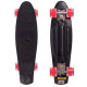 Пенні борд Penny Board круїзер пластиковий з колесами які світяться SP-Sport чорний-червоний