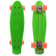 Пенні борд Penny Board круїзер пластиковий з колесами які світяться SP-Sport салатовий-помаранчевий