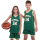 Форма баскетбольная детская NBA клуб Milwaukee Bucks 34 S-2XL зеленый-желтый