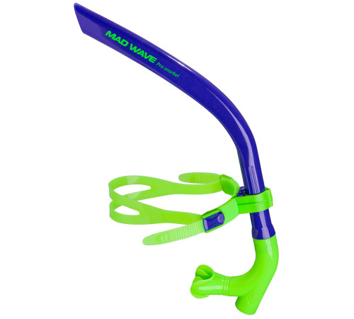 Трубка фронтальна дихальна для плавання MadWave PRO SNORKEL кольори в асортименті