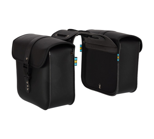 Кофры боковые для мотоцикла из экокожи Chopper SP-Sport 2шт 26x24,5x11,5см черный