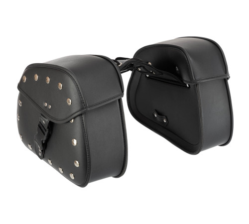 Кофры боковые для мотоцикла из экокожи Chopper SP-Sport 2шт 32x26x20см черный