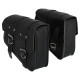 Кофри бічні для мотоцикла з екошкіри Chopper SP-Sport 2шт 28x24x11смчорний