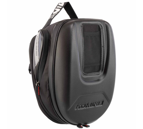Сумка на бак мотоцикла на магнітах із вікном під телефон Tank Bag KOMINE 32х22х21см чорний