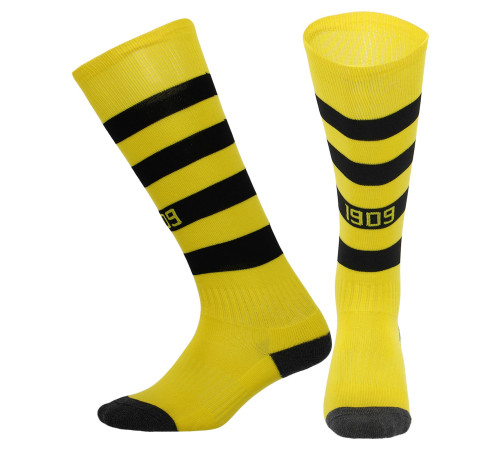 Гетри дитячі із символікою футбольного клубу SPOINT BORUSSIA DORTMUND HOME 2024 розмір 32-39 жовтий