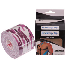 Кінезіо тейп для обличчя та тіла Kinesio tape SP-Sport розмір 5смх5м кольори в асортименті